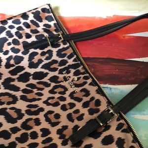 🌟Final Price🌟Kate Spade Leopard Nylon Tote